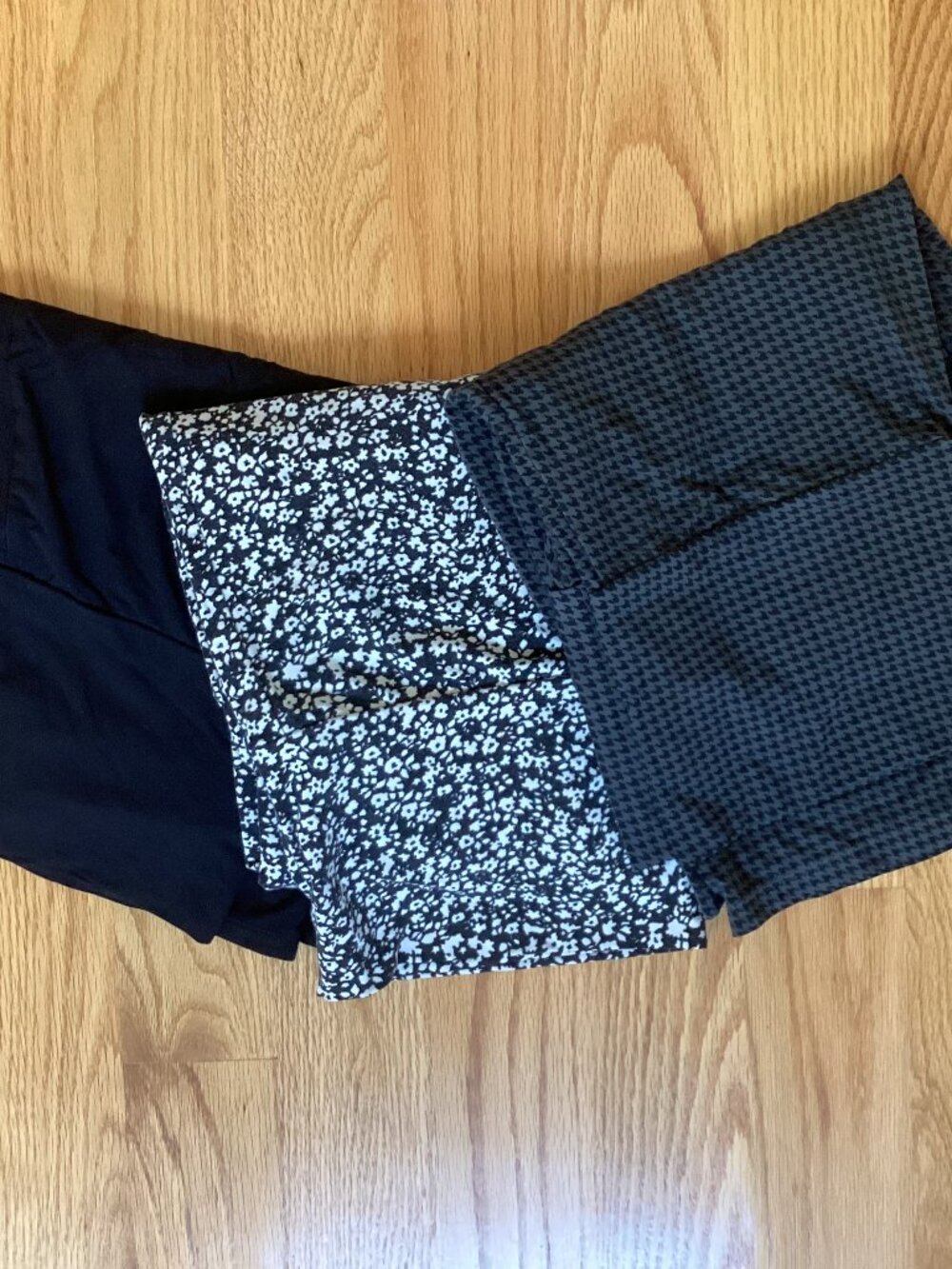 Hatch Maternity Before, During, After pants - black and white floral - Picture 4 of 4
